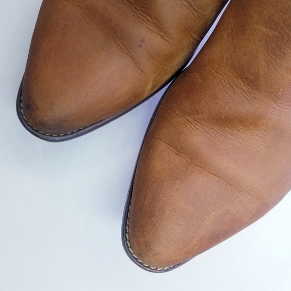 🌸 Madewell‎ | Brown Ankle Leather Boots, size 10 - Picture 4 of 6
